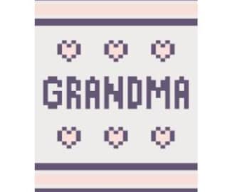 Grandma - Finger Knitting / Chunky Knit Blanket Pattern