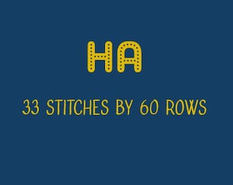 Custom HA 33X60 design - Pre Approved Custom Request - Finger Knitting / Chunky Knit Blanket Pattern