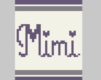 Mimi - Patrón para tejer con los dedos / Manta de punto grueso