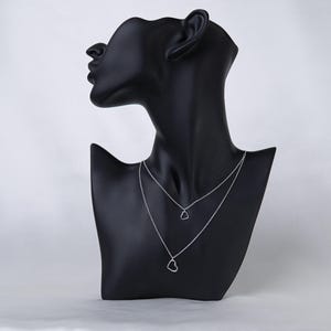 Thea 925 Silver Heart Necklace | Sterling Silver E-Coat Necklace For Women And Girls | 45 cm Necklace | Valentine Necklace Jewellery