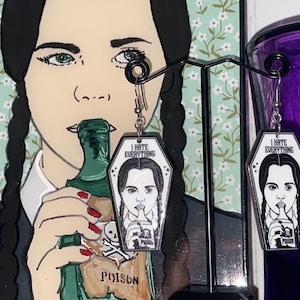 Wednesday Addams earrings