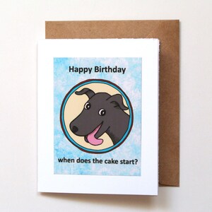 Carte d'anniversaire chien noir, cadeau d'anniversaire pour papa ou maman chien de sauvetage, carte d'anniversaire chien drôle, cadeau pour amoureux de chien, carte d'anniversaire d'un ami, message personnalisé