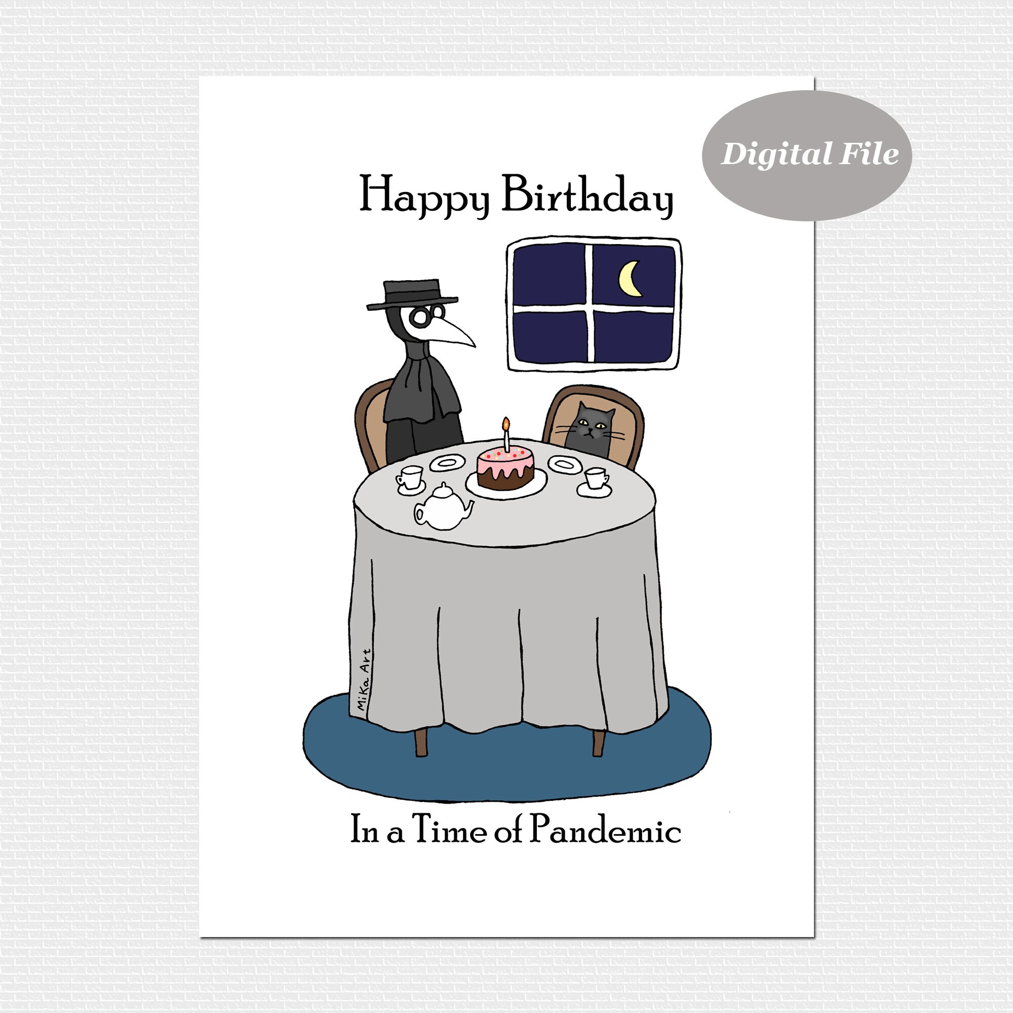 Printable Birthday Card Funny Birthday Card Instant - Etsy Israel