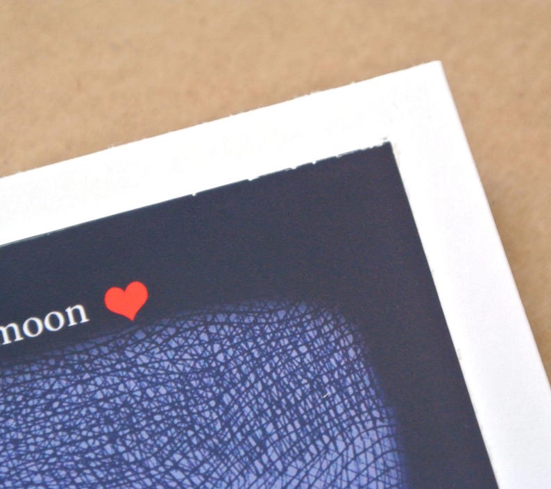 Gothic Ghosts Card: Fly Me to the Moon, Romantic Anniversary Gift image 9