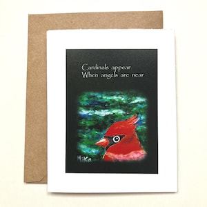 Carte de sympathie cardinale, carte de condoléances, désolé pour votre perte, carte cardinal, carte d'anniversaire de la mort, en souvenir de l'être cher, réconfortant le chagrin