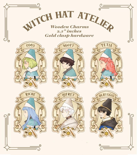 The Atelier Wooden Charms - Etsy
