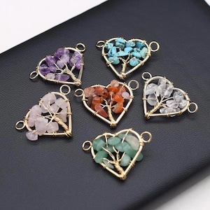 Pendentif en cristal coeur deuil avec carte de prière de guérison - Bijoux commémoratifs pour perte et guérison émotionnelle