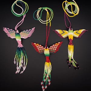 Beaded Hummingbird // Beaded Hummingbird Pendant // Hummingbird Pendant // Beaded Hummingbird