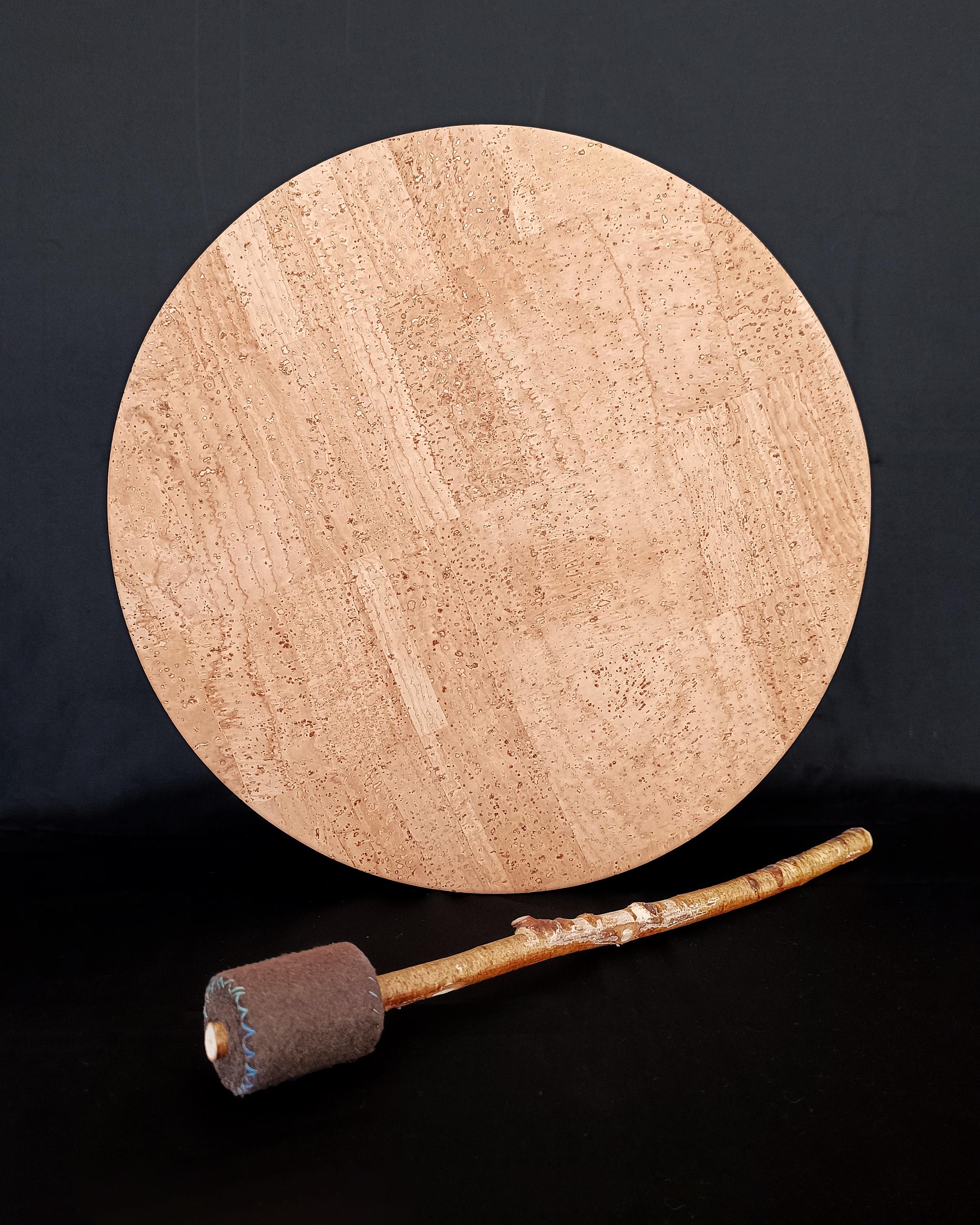 Tamburo Sciamanico 40 cm Pelle di capra Dipinto a mano - Italia