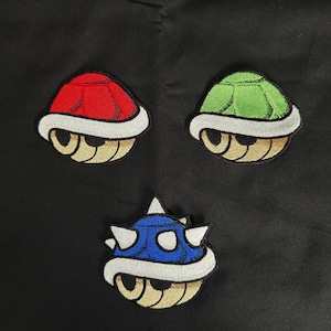 Turtle Shell Video Game Iron On Embroidered Patch For Clothes And Accessories