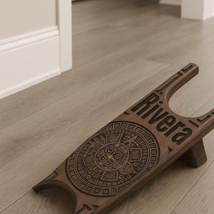 Custom Engraved Boot Jack | Walnut Wood Boot Pull | Gift for Him, Rancher, or Rustic Boot Jack – Custom Name Engraved | Handmade Gift