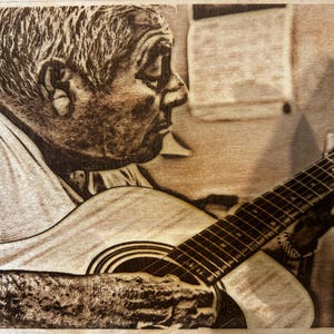 Custom Laser Engraved Wood Portrait | Personalized Photo on Plywood | Memorial Gift | CO2 Laser Art | Handmade Wooden Wall Decor