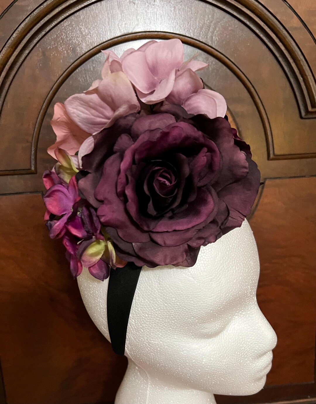 Dia De Los Muertos Floral Headband - Day of the Dead - Etsy
