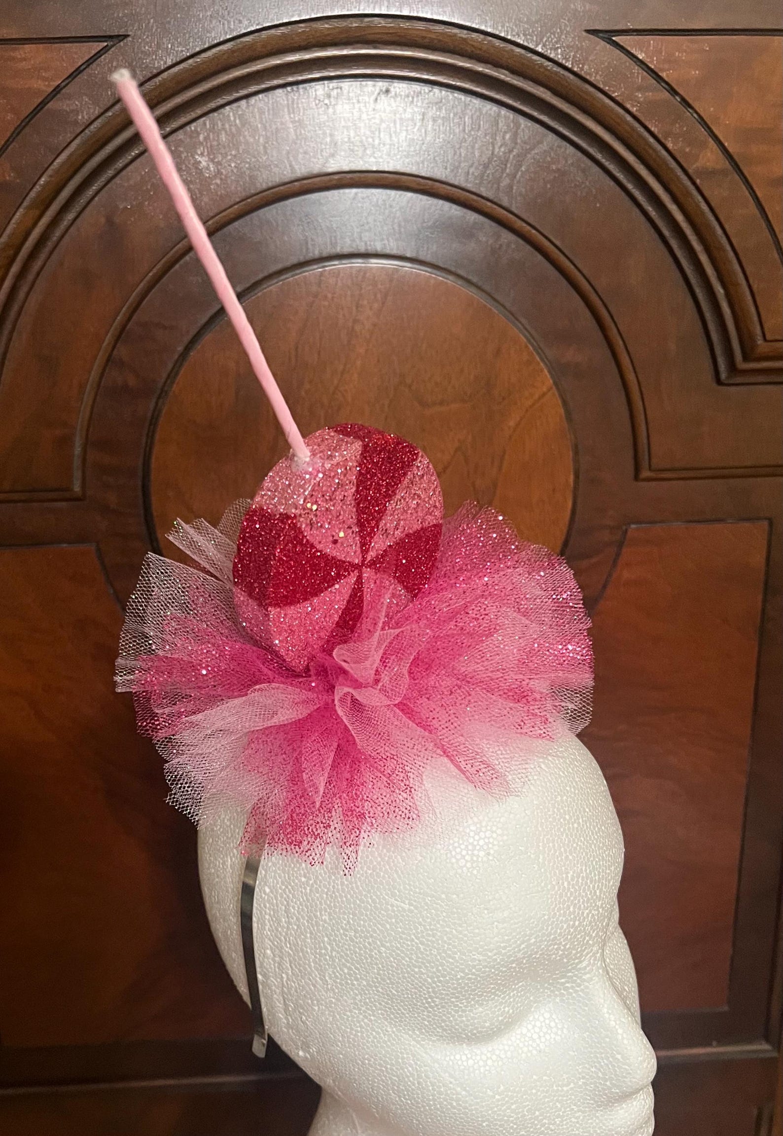 Pink Swirly Lollipop Fascinator Headband: Candy Land Theme - Etsy
