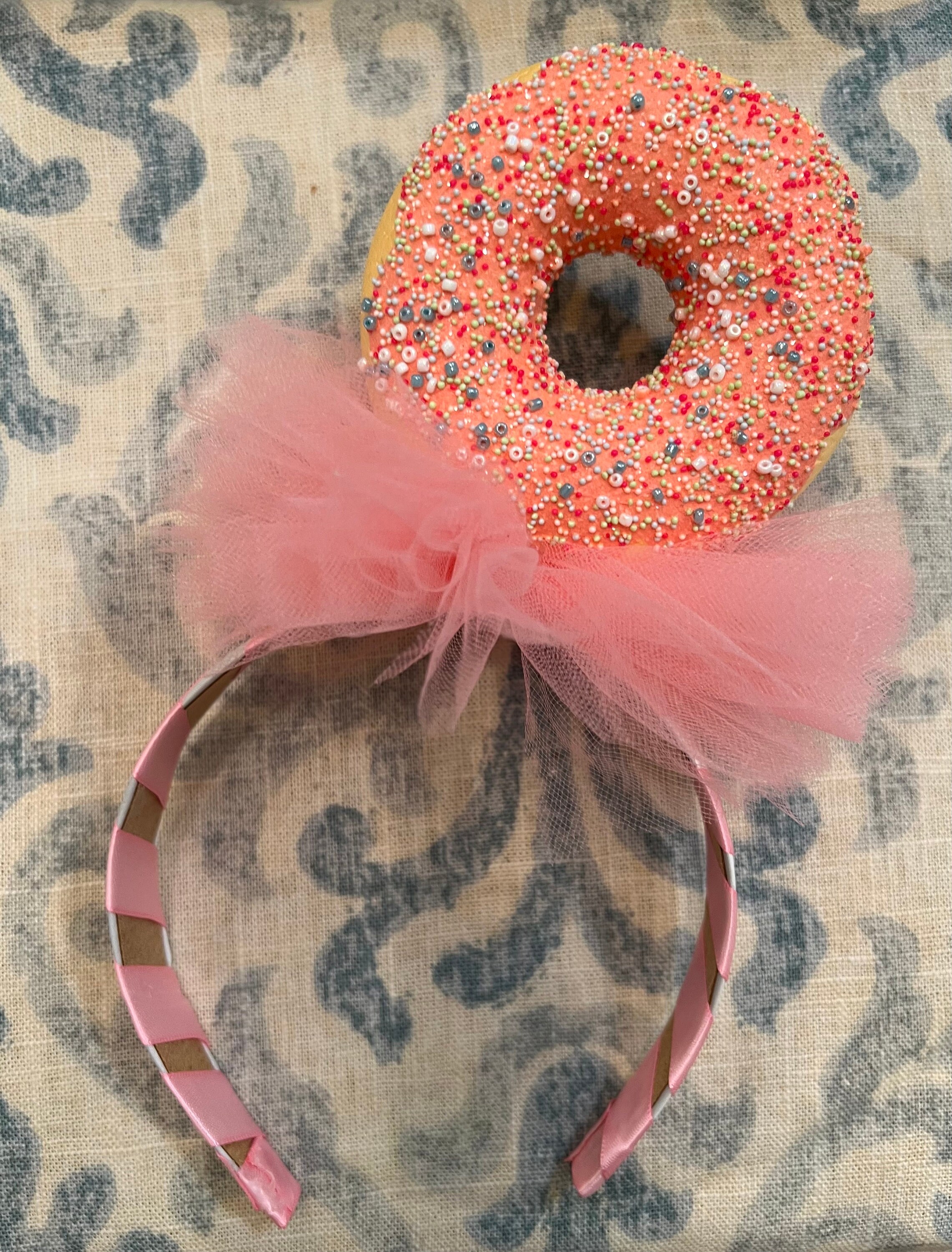 Donut Themed Party Headband Birthday Party Headband Donut Lover
