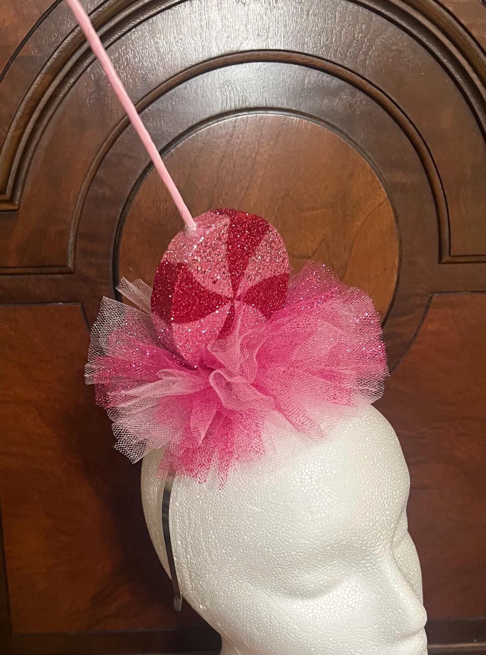 Pink Swirly Lollipop Fascinator Headband: Candy Land Theme - Etsy