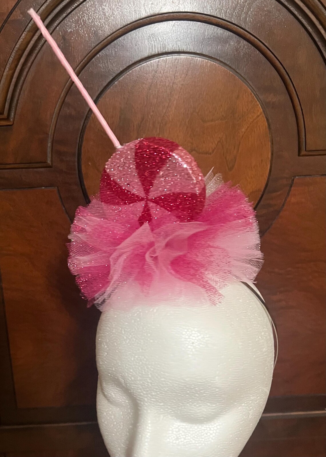 Pink Swirly Lollipop Fascinator Headband: Candy Land Theme - Etsy