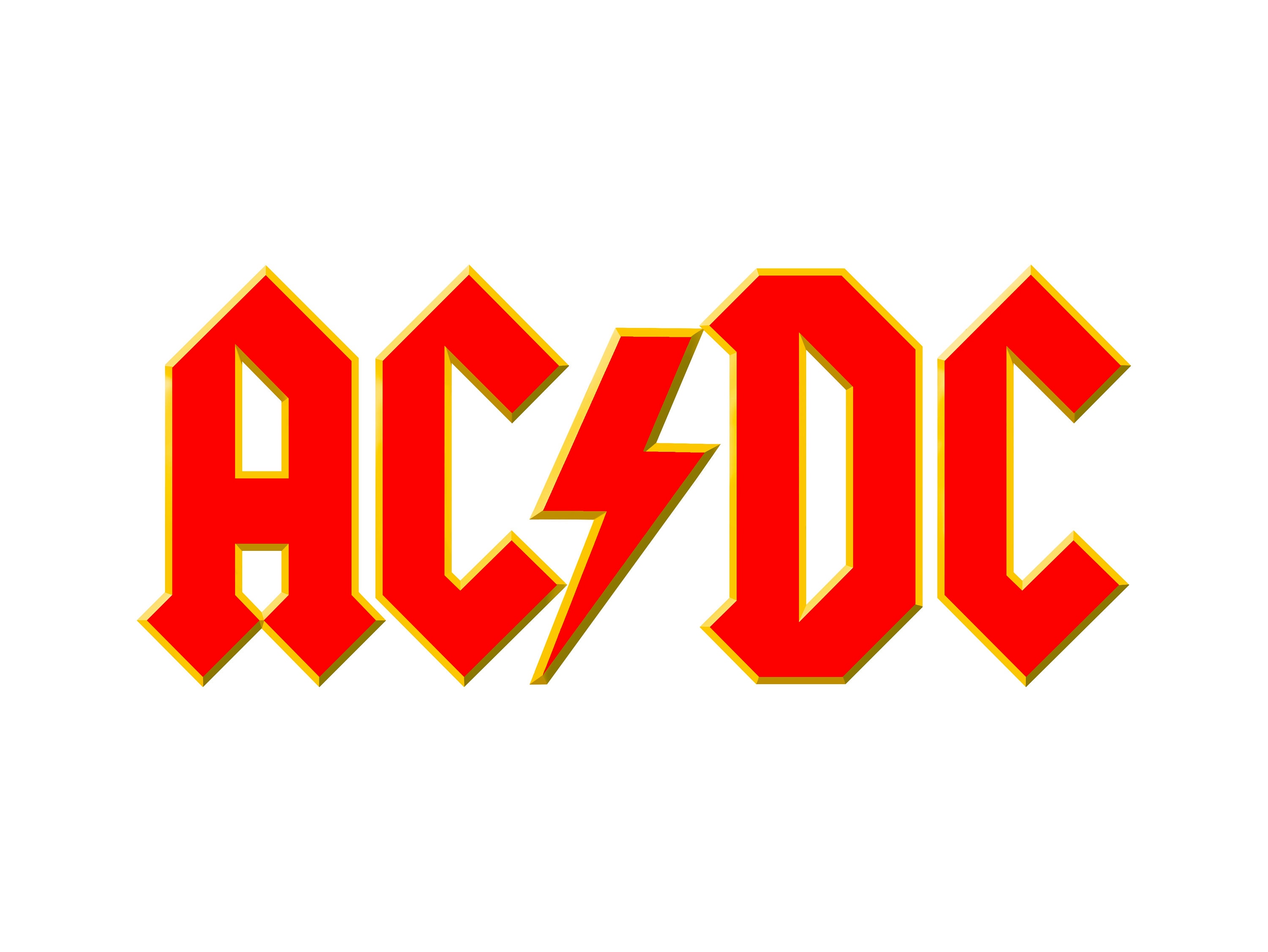AC/DC Rock Band Logo for Print to Order Items, Digital Download - Etsy