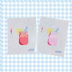 Sweet Tea and Pink Lemonade : Hand-Painted NDLPT Canvas