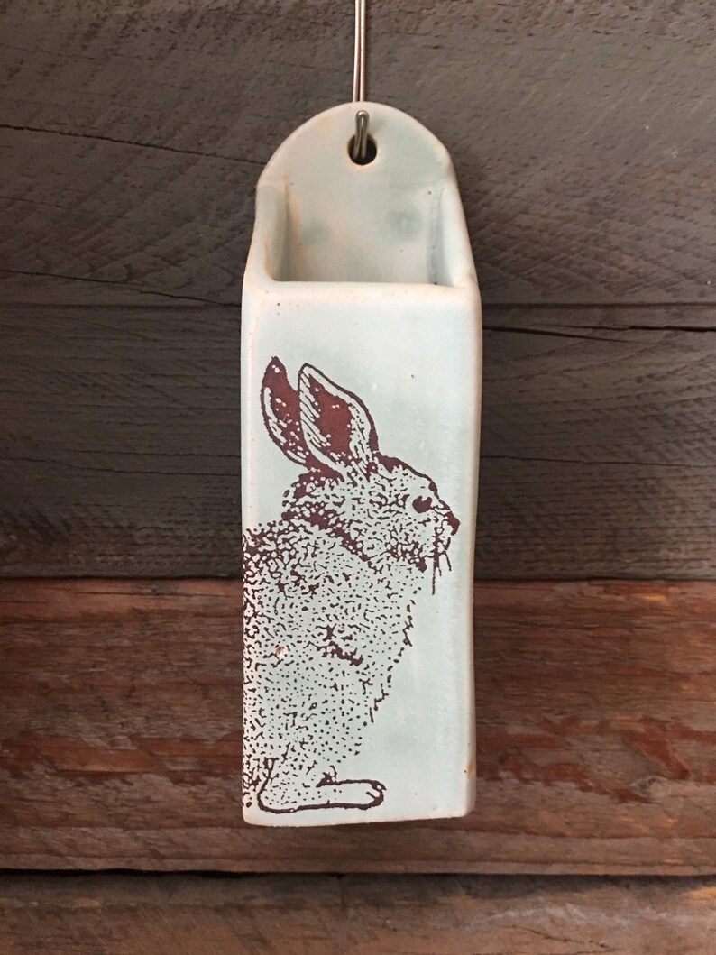 Bunny Hanging Wall Vase