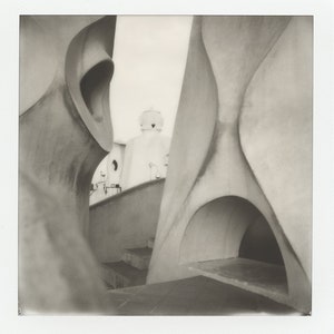 Casa Mila, Polaroid, SX70, Photography, Analog, Square, Geometric, Gaudi, Barcelona, Dusk, Detial, Architecture, Golden Ratio, Composition image 9