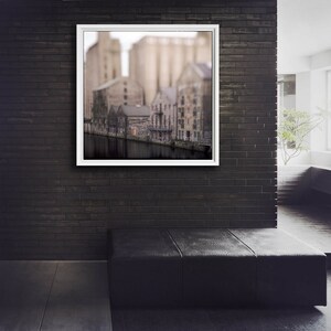 Grand Canal Dock in Dublin, Old City Mills, Ireland, Photography, Old Building detail, Old Silo, Building Facade, Brick industrial building image 5