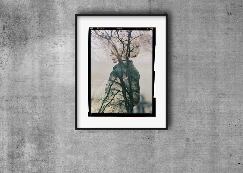 Fine Art Giclee Print, Photography, Poetic, Woman, Trees, Large Art, Wall Art, Autumn, Home, Portrait, Hospitality Decor, Poster, Abstract image 1