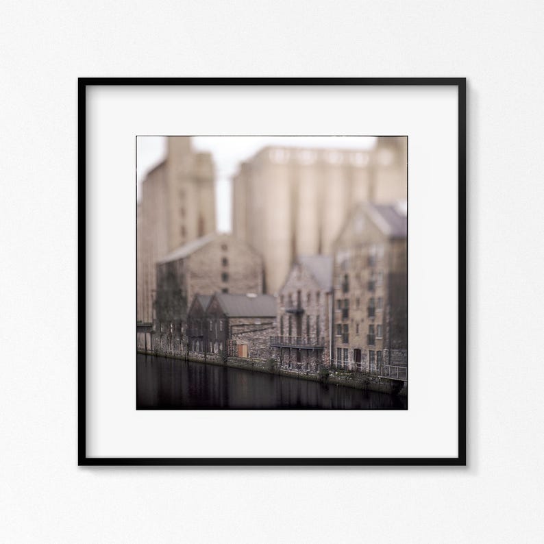 Grand Canal Dock in Dublin, Old City Mills, Ireland, Photography, Old Building detail, Old Silo, Building Facade, Brick industrial building image 4