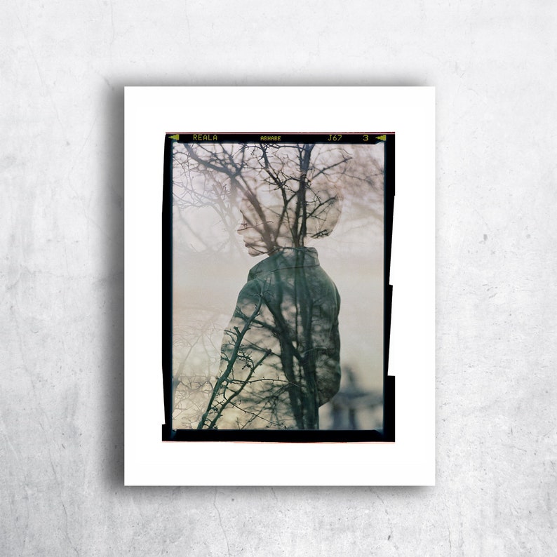 Fine Art Giclee Print, Photography, Poetic, Woman, Trees, Large Art, Wall Art, Autumn, Home, Portrait, Hospitality Decor, Poster, Abstract image 2