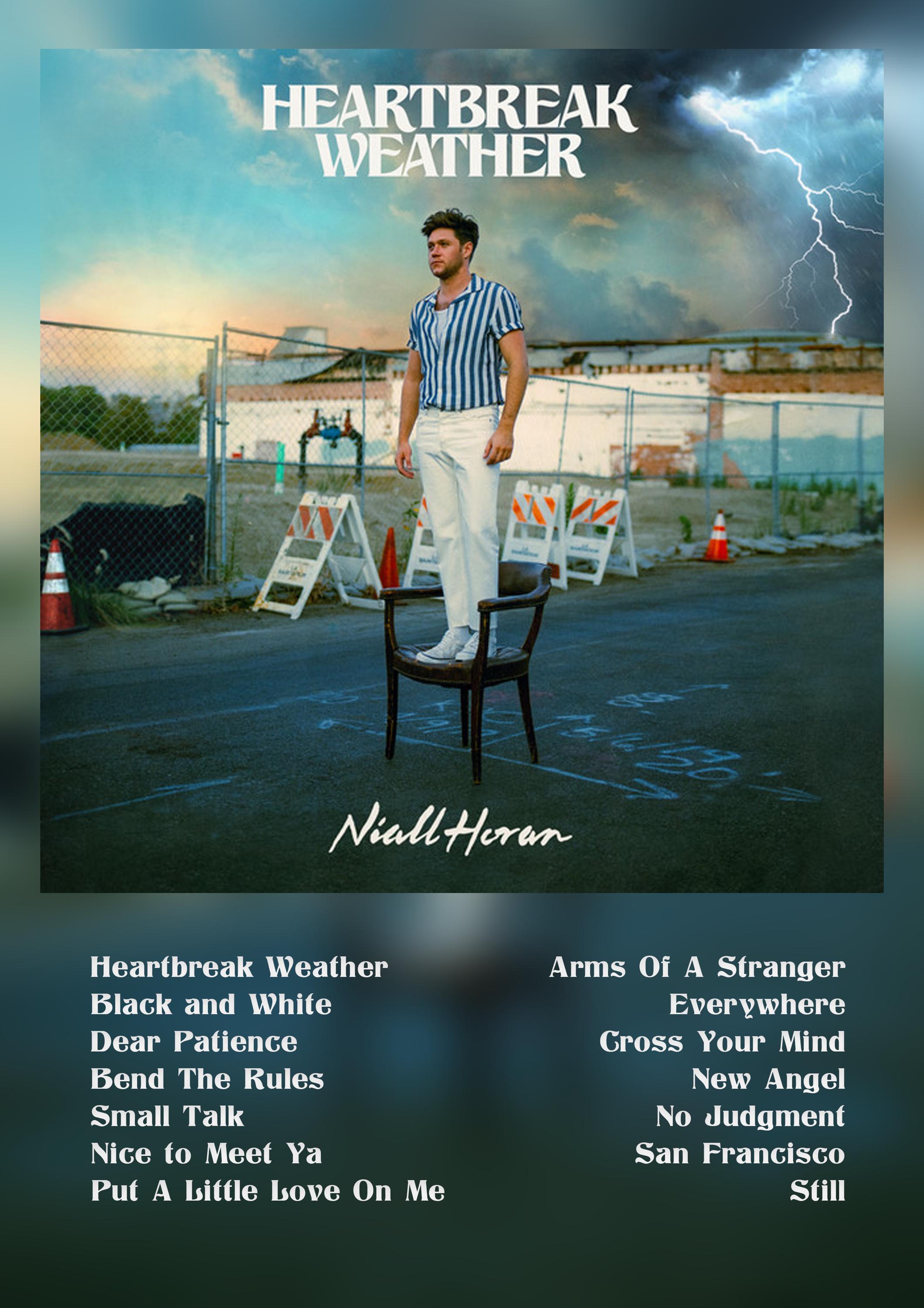 Niall Horan Heartbreak Weather Album Poster - Etsy