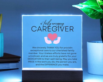 Pflegekraft Plakette - Personalisierte Pflegekraft Geschenk vom Patienten, Pflegekraft Danke Geschenk, Anerkennung Preis Plakette für Pflegekraft