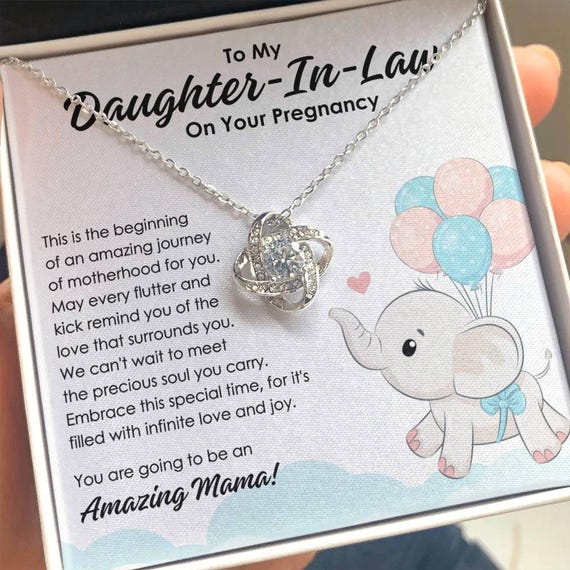 義理の娘への妊娠ネックレス - 妊婦へのギフト、新米ママへの