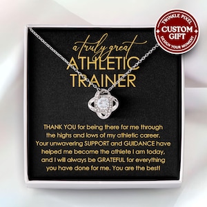 Athletiktrainer Halskette - Geschenk für Athletiktrainer, Danke Athletiktrainer, Wertschätzungsgeschenk Sporttrainer, Athletiktrainer Geschenk