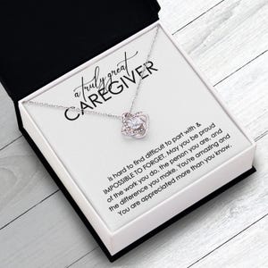 Caregiver Necklace, - Caregiver Thank You Gifts, Gift For Caregiver, Caregiver Jewelry, Appreciation Retirement Gift For Caregiver