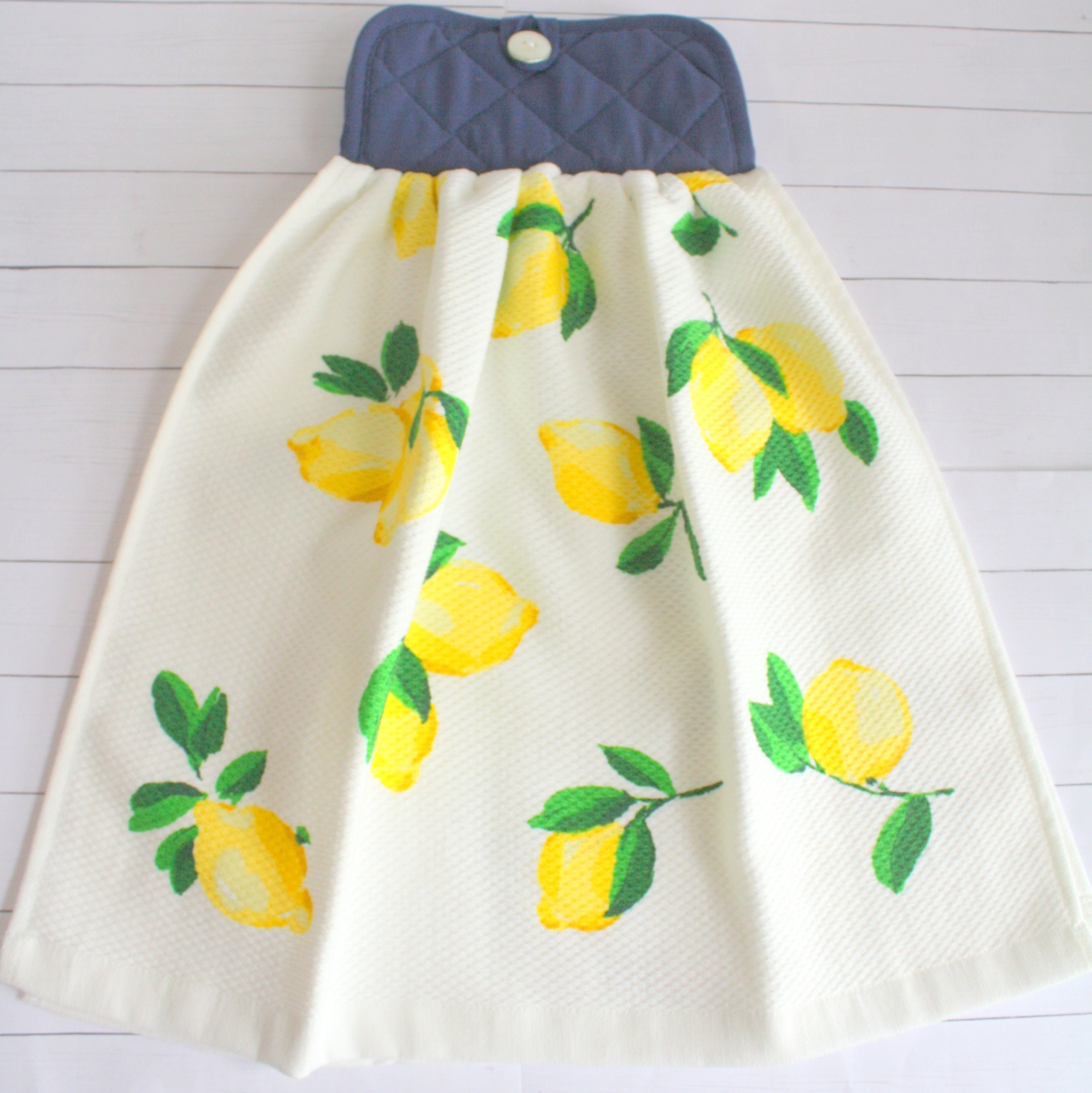 Hanging Potholder Kitchen Towel Lemons Lemons Lemon Hanging - Etsy