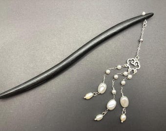 Forcina per capelli con nappa a forma di nuvola propizia, stile cinese, accessorio per capelli, bastoncino per capelli