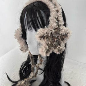 Hot Tea Star Ear Muffs, Winter Ear Warmers, Gifts for Her, Crochet Star earmuffs,Headband-Free Soft Earmuffs