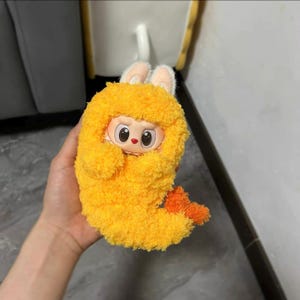 Handmade Tenpura Shrimp Labubu Dress | Handmade doll outfits | Fits 17cm Doll Fit Labubu