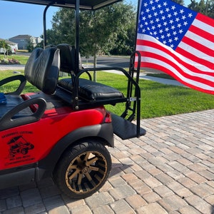 Golf Cart Grab Bar Modular Flag Pole - Mounts and Pole Included!!!