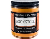 Bookstore Book Lover Candle Book Candle Scent Book Inspired Candle Literary Candle Soy Candle Wax Melt Scented Candle Frostbeard Studio