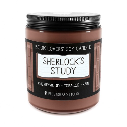 Sherlock's Study︱Book Lover Candle︱Book Candle Scent︱Book Inspired Candle︱Literary Candle︱Soy Candle︱Wax Melt︱Scented Candle︱Frostbeard