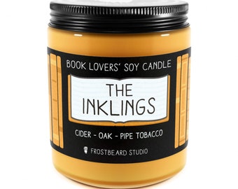 The Inklings︱Book Lover Candle︱Book Candle Scent︱Book Inspired Candle︱Literary Candle︱Soy Candle︱Wax Melt︱Scented Candle︱Frostbeard Studio