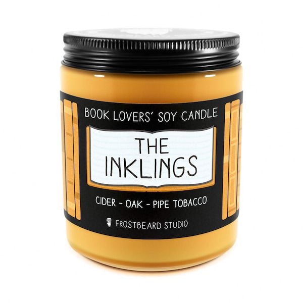 The Inklings︱Book Lover Candle︱Book Candle Scent︱Book Inspired Candle︱Literary Candle︱Soy Candle︱Scented Candle︱Frostbeard Studio