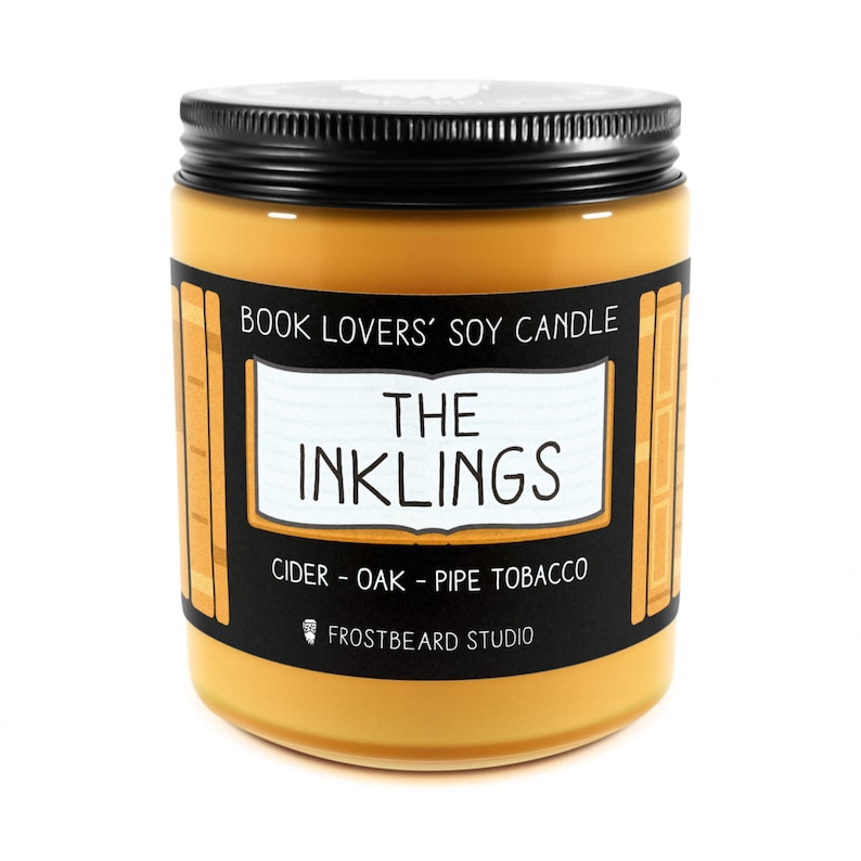 The Inklings - 8 oz Jar - Book Lovers Soy Candle - Frostbeard Studio