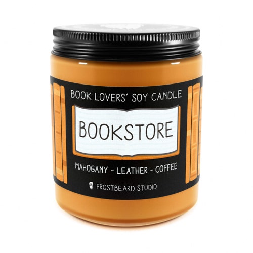 Bookstore︱Book Lover Candle︱Book Candle Scent︱Book Inspired Candle︱Literary Candle︱Soy Candle︱Wax Melt︱Scented Candle︱Frostbeard Studio