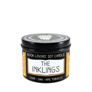 The Inklings - 4 oz Tin - Book Lovers Soy Candle - Frostbeard Studio