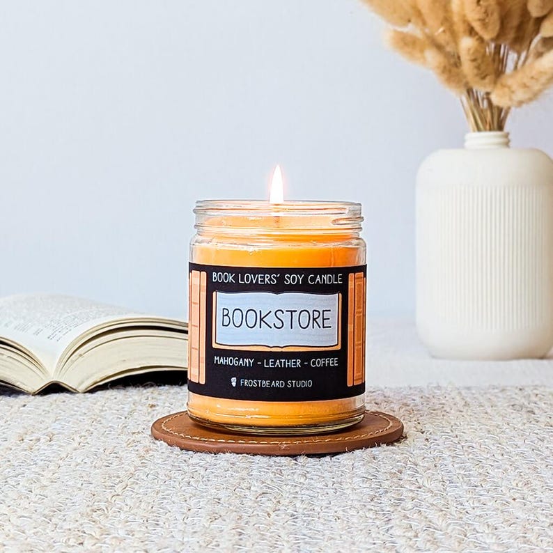 Frostbeard Bookstore Candle