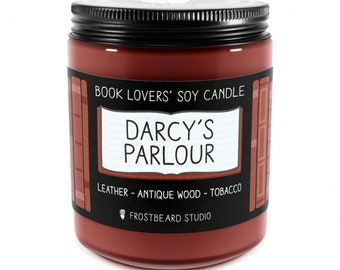 Darcy's Parlour︱Book Lover Candle︱Book Candle Scent︱Book Inspired Candle︱Literary Candle︱Wax Melt︱Scented Soy Candle︱Frostbeard Studio