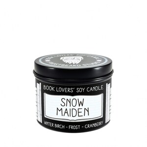 Snow Maiden - 4 oz Tin - Book Lovers Soy Candle - Frostbeard Studio