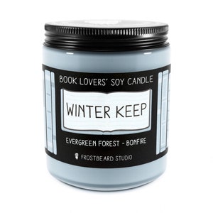 Winter Keep︱Book Lover Candle︱Book Candle Scent︱Book Inspired Candle︱Literary Candle︱Soy Candle︱Wax Melt︱Scented Candle︱Frostbeard Studio